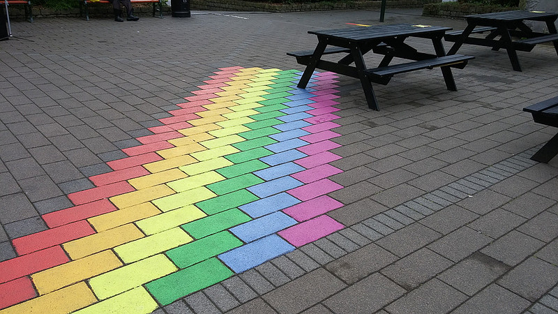 Rainbow bricks