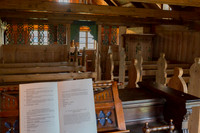 Historic Iceland Church Interior