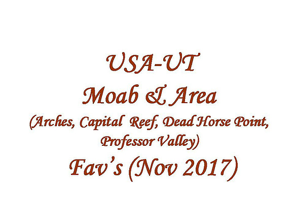 USA-UT - Moab & Area Fav's (2017-11)