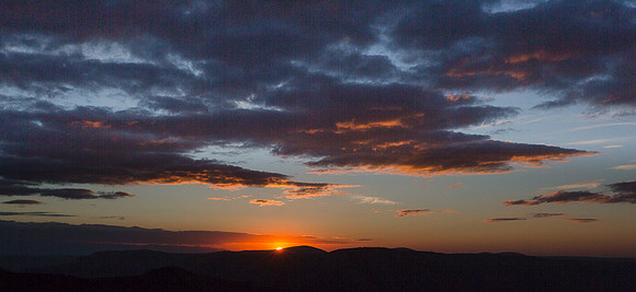 sunset from Hat Point Rd #2