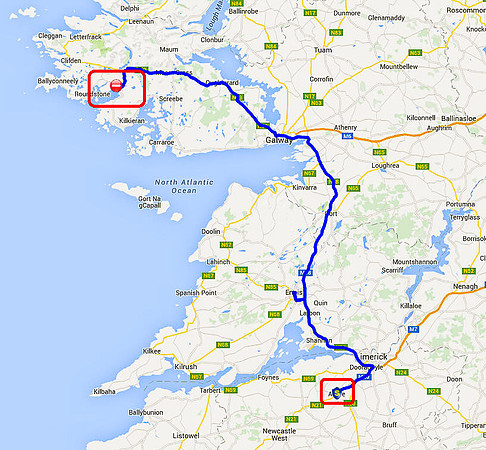 01 2016-06-03 Map Day 05 Adare to Conemarra