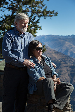 Dan & Ellen at Hells Canyon Overlook