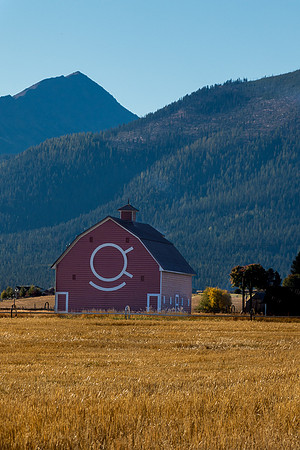 Red barn near Joseph