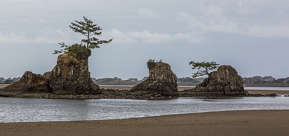 Three stacks, two trees