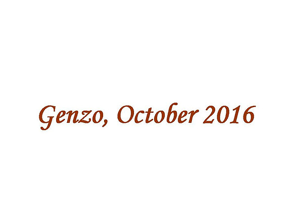 Genzo, October 2016