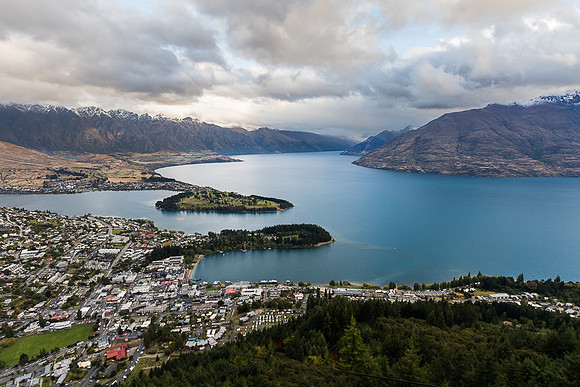 Queenstown from above