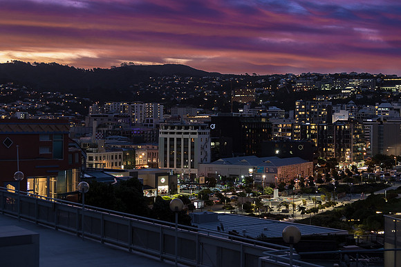 Wellington at night