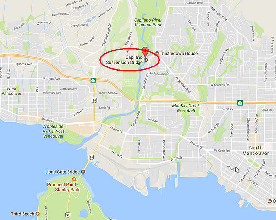 07 Map 7 - Capilano Suspension Bridges