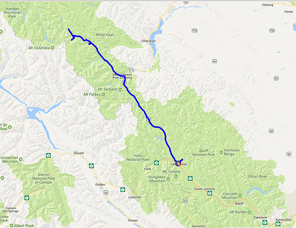01 Map 11 - Ice Fields Pkwy