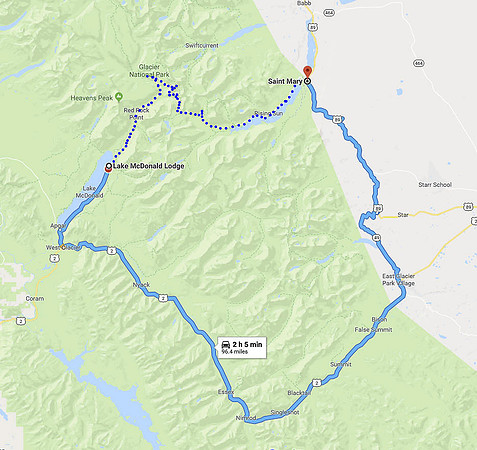 20 Map 13 - Glacier Routes