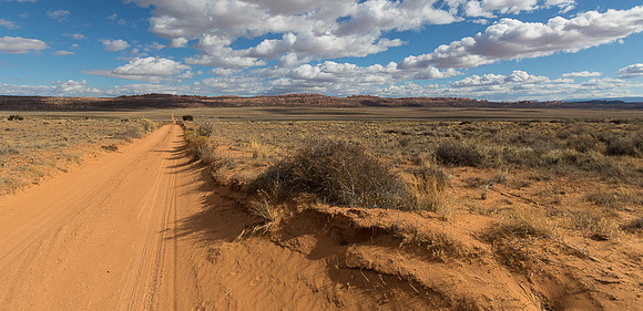 Salt Valley desert road