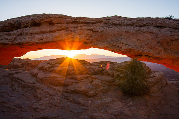 Sunrise Under Mesa Arch