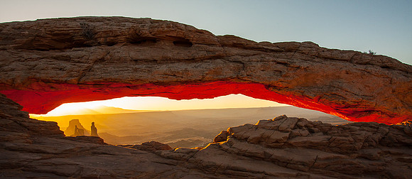 Sunrise, Washerwoman and Mesa Arch, Canyonlands UT