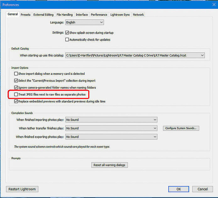 01 Preference check box