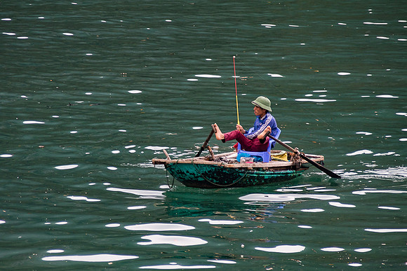 Fisherman, Ha Long Bay, Vietnam