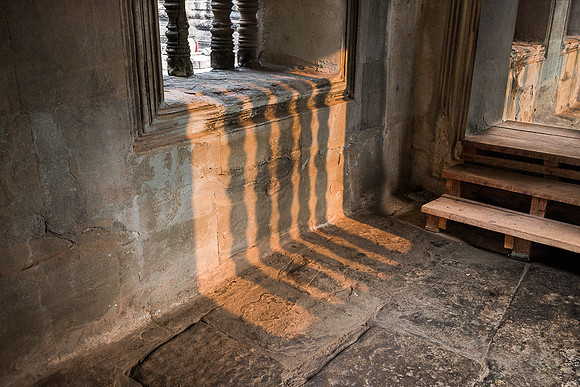 Angkor Wat window light.