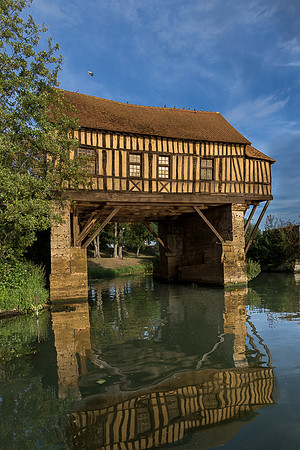 Old grist mill, Vernon France
