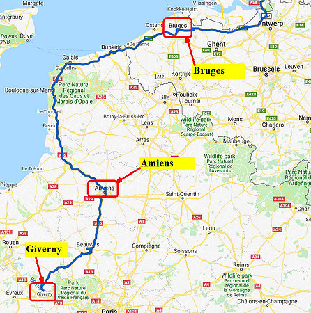 02 Map #6 Blog Giverny-amiens-Bruges