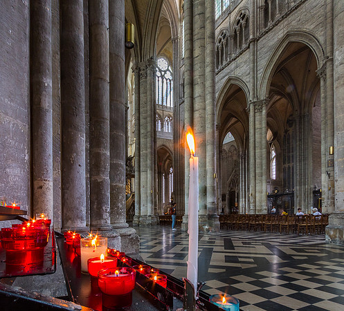 Candles, Notre Dame Cathedral of Amiens