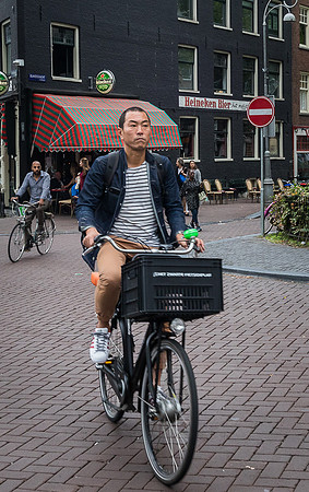 Amsterdam bicyclist