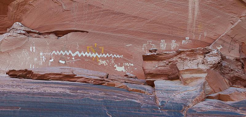 Below Wiptiline are animlas:  Bear, Antelope, Mountain Lions, Coyote