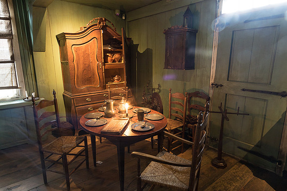 Farm house recreation.  Zaanse Schans Netherlands
