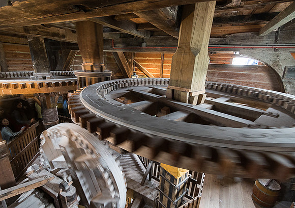 Windmill Gears.  Zaanse Schans, Netherlands