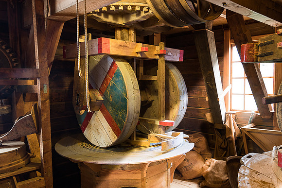 Spice grinding wheel of Zaanse Schans windmill