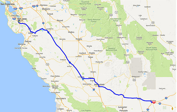 01 2016-02-08 Map #01 To Barstow