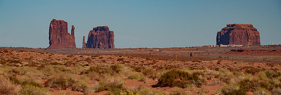 East Mitten, West Mitten and Merrick Buttes