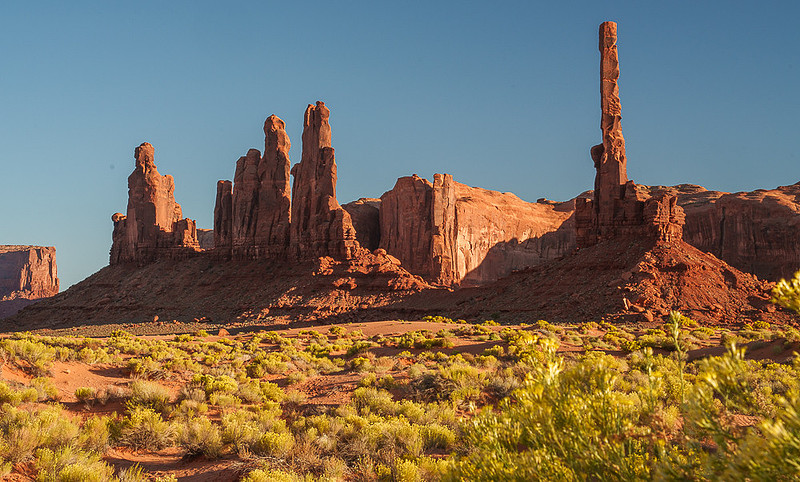 Totem Pole & Yei Bichei #2, Monument Valley