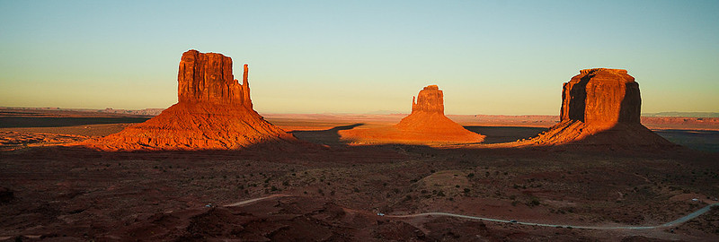 West Mitten, East Mitten and Merrick Butte's