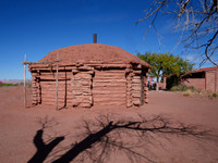 Navajo Hogan, Canyon de Chelley Exterior