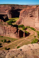 Chinle Wash from Antelope House Overlook