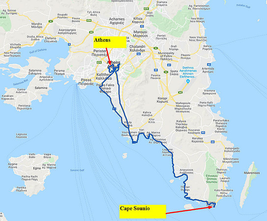 01 Map #03a Cape Sounio