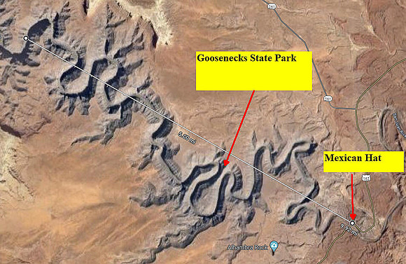 San Juan river at Goosenecks State Park