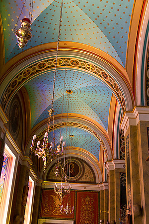 Arched ceiling,  Saint Nicholas Church, Ermoupoli