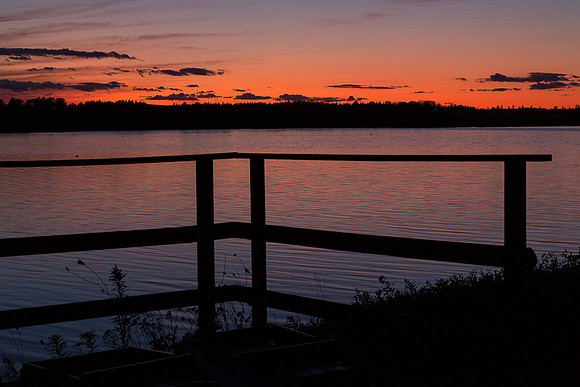 Backyard Sunset.  Stanley Bridge, PEI