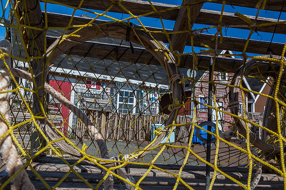 Through the lobster trap (North Rustico  PEI, Canada)