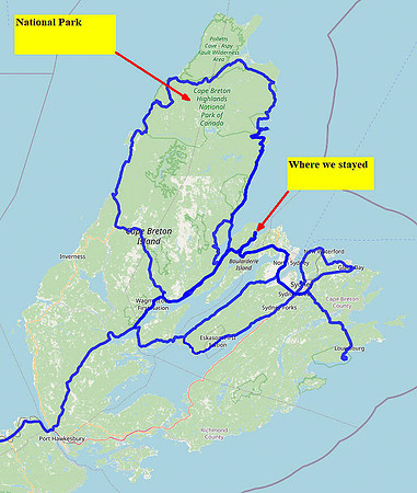 08 Map 07 - Cape Breton Route Map
