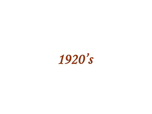 1920's