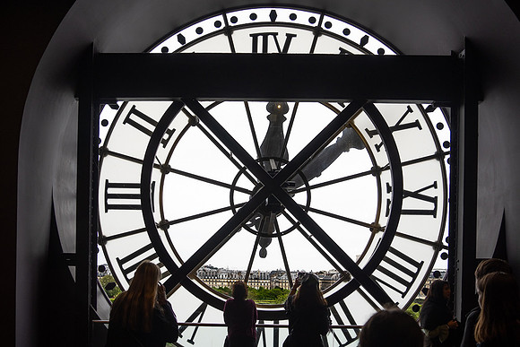 Back of the Musee d'Orsay clock