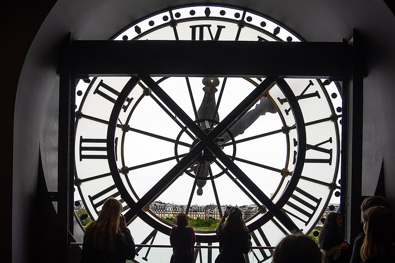 Back of the Musee d'Orsay clock