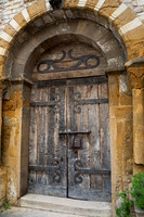 Doorway, Saint-Valerien-Church.  Tournes, France