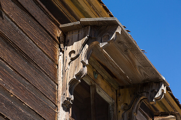 Detail over door, Bodie, CA