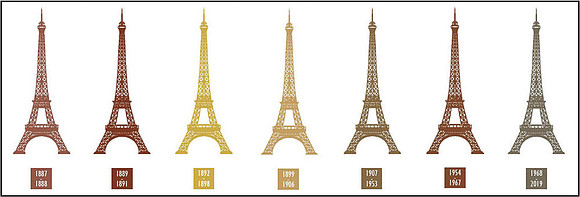 18 Eifell tower Colors
