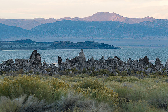 Landbound Tuf Towers at Mono Lake