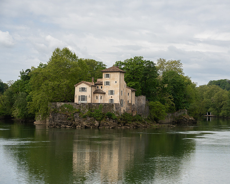 Saone River between Tournus and Lyon